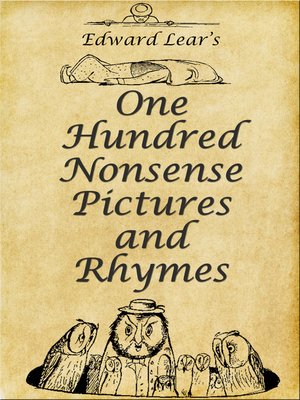 cover image of Edward Lear's One Hundred Nonsense Pictures and Rhymes